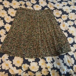 Key Print Skirt